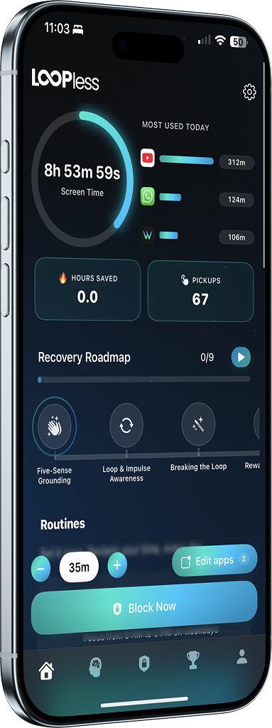 LoopLess mockup